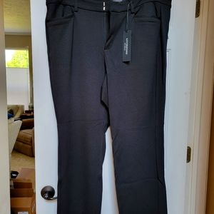 Liverpool Harper Ponte Bootcut Pant, 24W, Black NWT